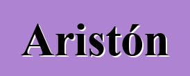Aristón