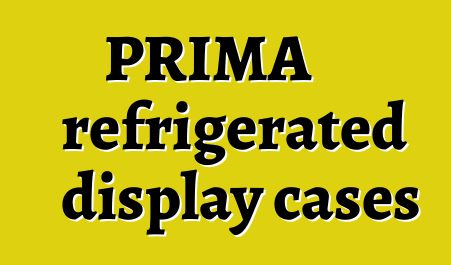 PRIMA refrigerated display cases