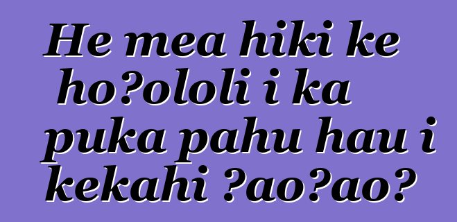 He mea hiki ke hoʻololi i ka puka pahu hau i kekahi ʻaoʻao?