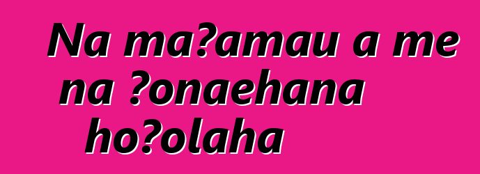 Nā maʻamau a me nā ʻōnaehana hoʻolaha
