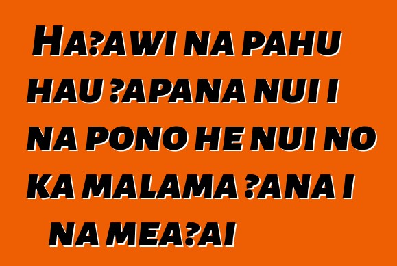 Hāʻawi nā pahu hau ʻāpana nui i nā pono he nui no ka mālama ʻana i nā meaʻai